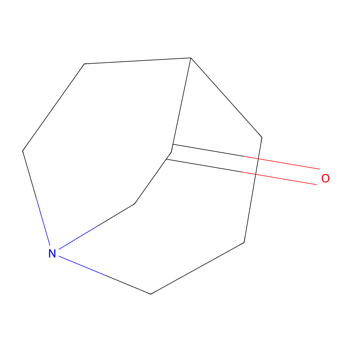 1-Azabicyclo[3.2.2]nonan-6-one molecular structure, CAS 145177-56-6