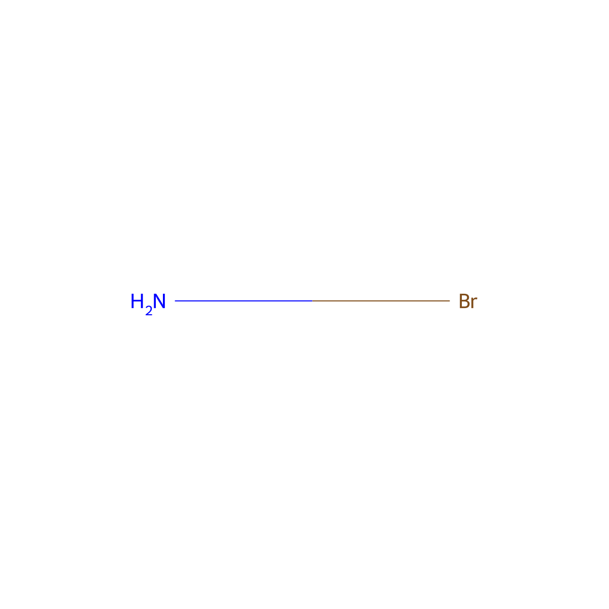 Bromamine molecular structure, CAS 14519-10-9