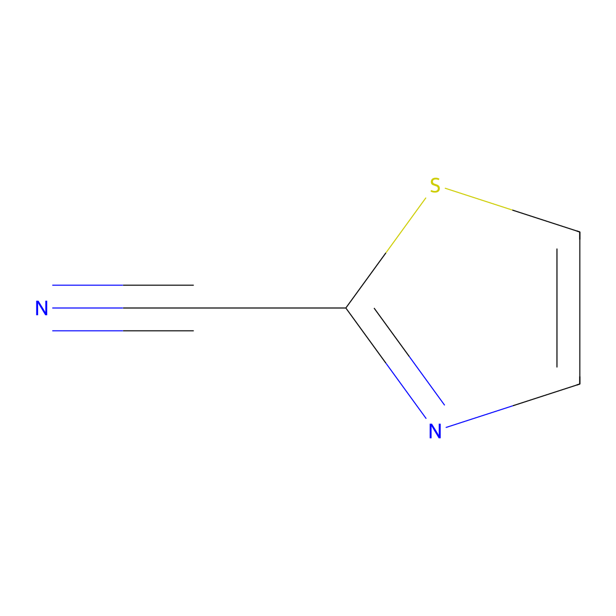 1,3-Thiazole-2-carbonitrile molecular structure, CAS 1452-16-0