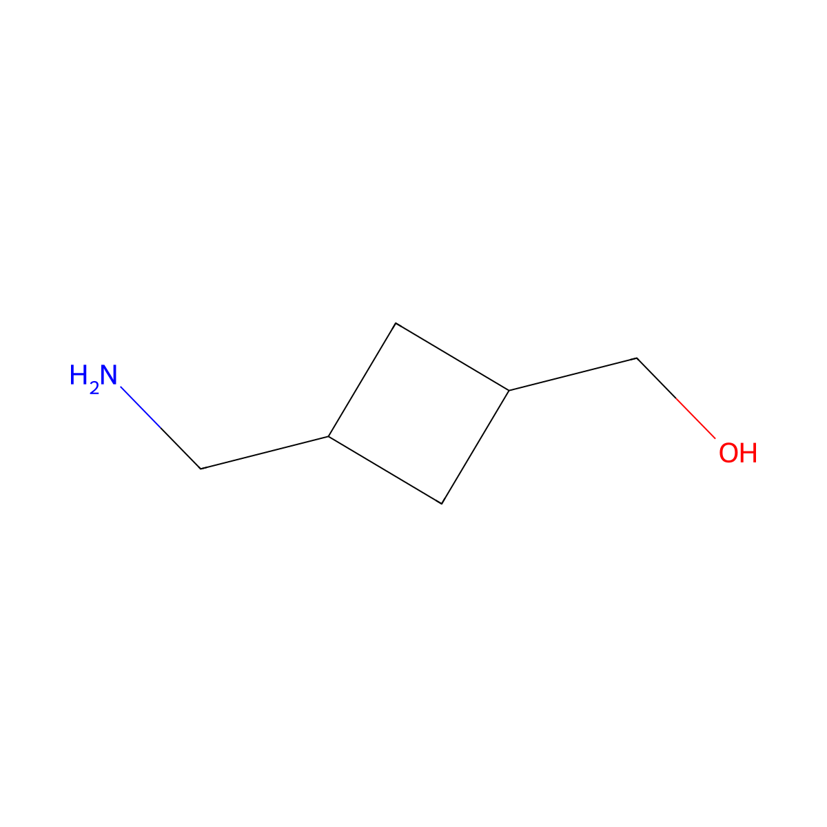 [3-(Aminomethyl)cyclobutyl]methanol molecular structure, CAS 1452182-33-0