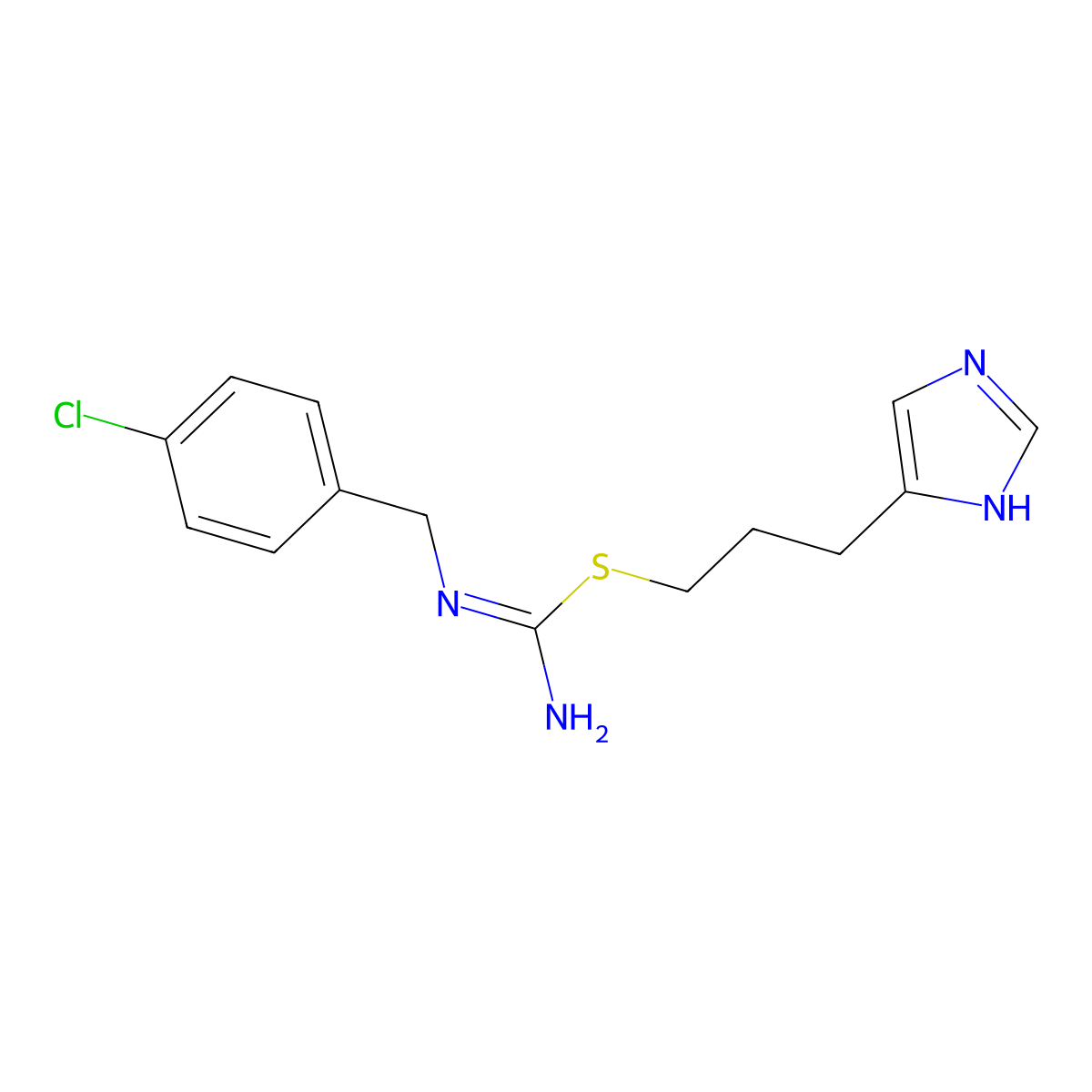 Clobenpropit molecular structure, CAS 145231-45-4