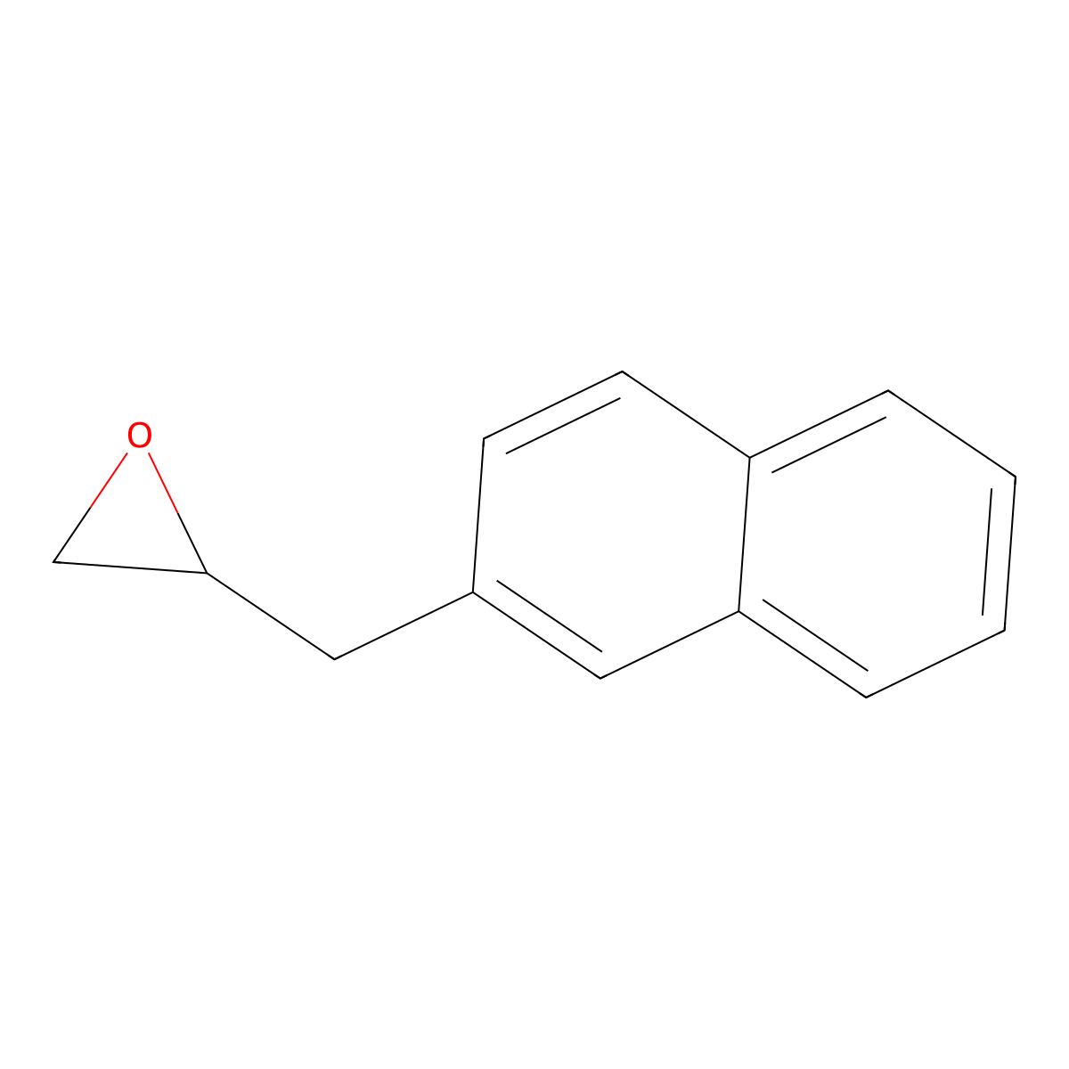 2-(Naphthalen-2-ylmethyl)oxirane molecular structure, CAS 145233-27-8
