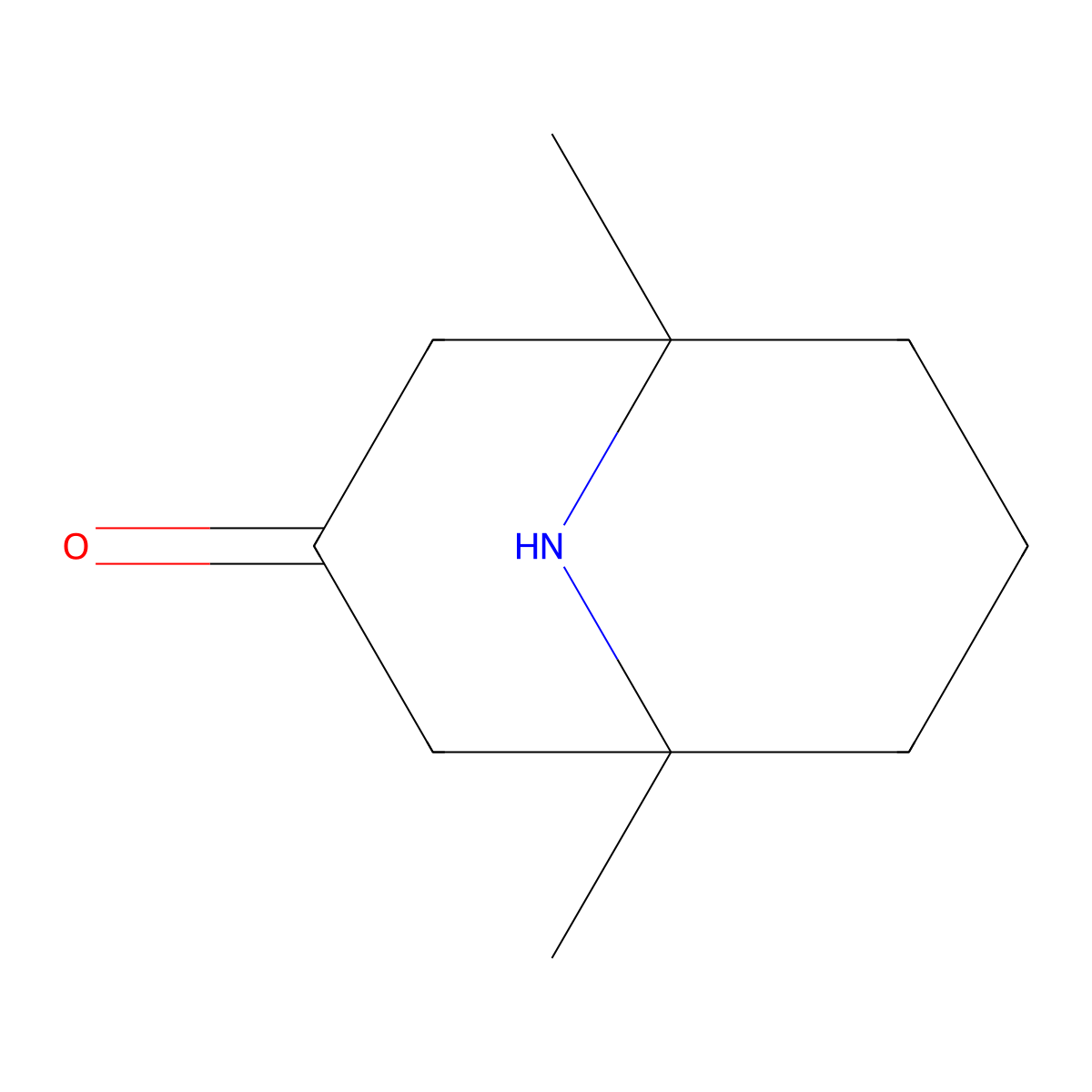 1,5-Dimethyl-9-azabicyclo[3.3.1]nonan-3-one molecular structure, CAS 1452384-05-2