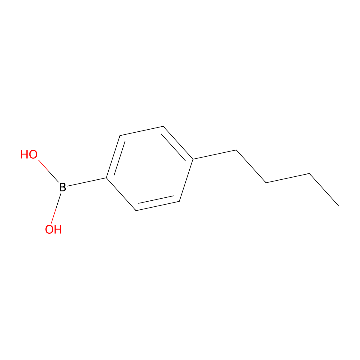4-Butylphenylboronic acid molecular structure, CAS 145240-28-4
