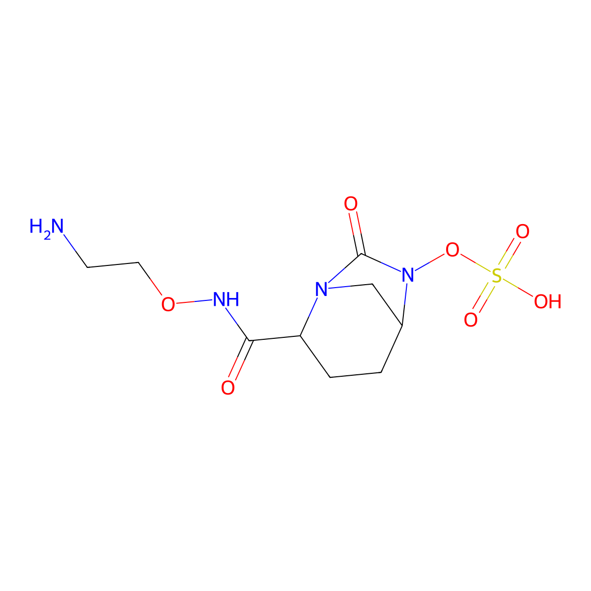 Nacubactam molecular structure, CAS 1452458-86-4