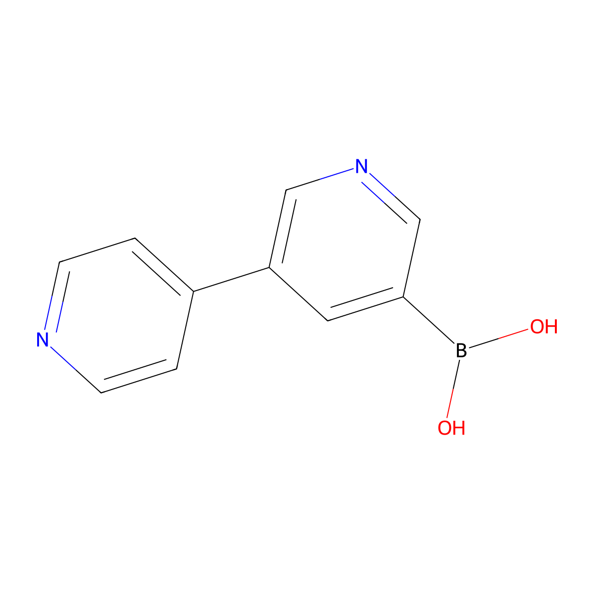 5-(4-Pyridyl)pyridine-3-boronic acid molecular structure, CAS 1452801-43-2