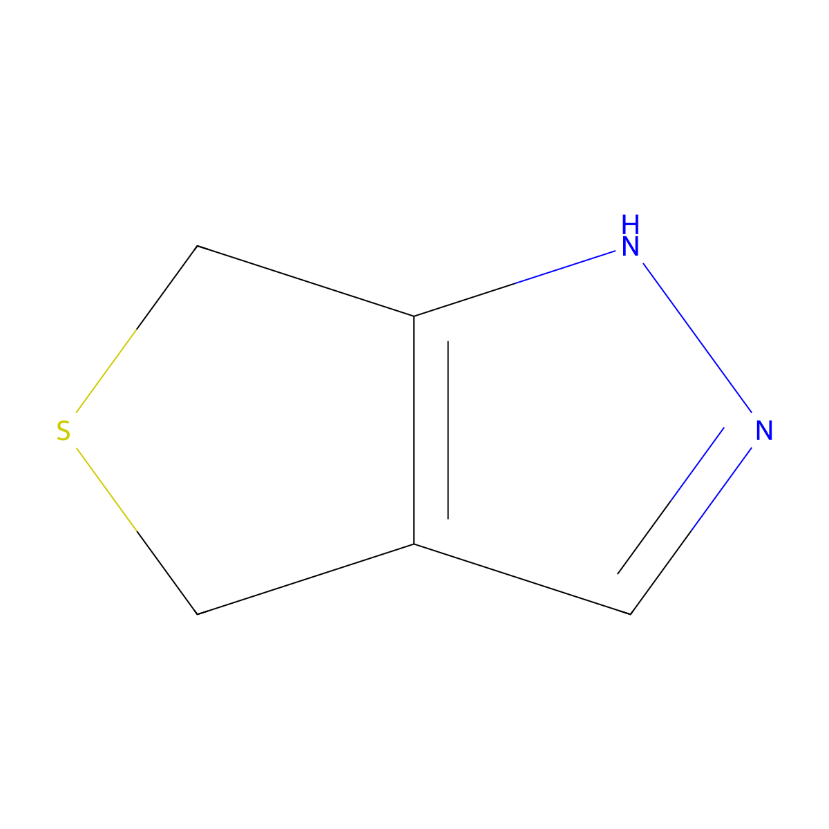 4,6-dihydro-1H-thieno[3,4-c]pyrazole molecular structure, CAS 145286-40-4