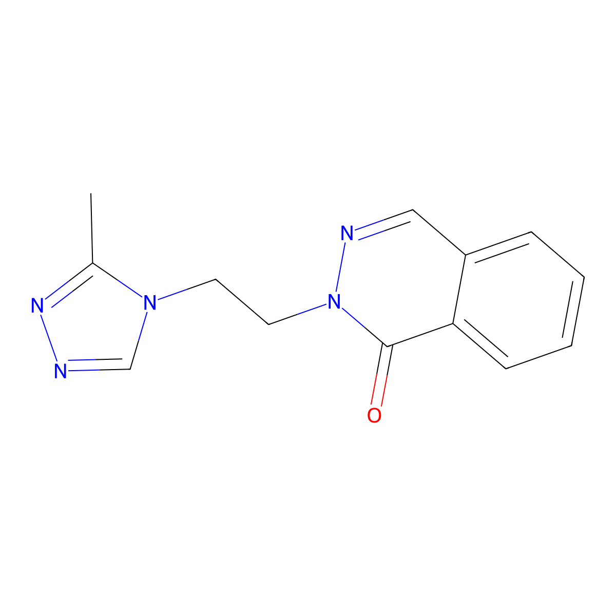 2-[2-(3-methyl-4H-1,2,4-triazol-4-yl)ethyl]phthalazin-1(2H)-one molecular structure, CAS 1452895-26-9