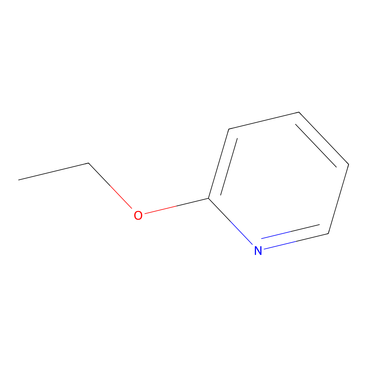 2-Ethoxypyridine molecular structure, CAS 14529-53-4