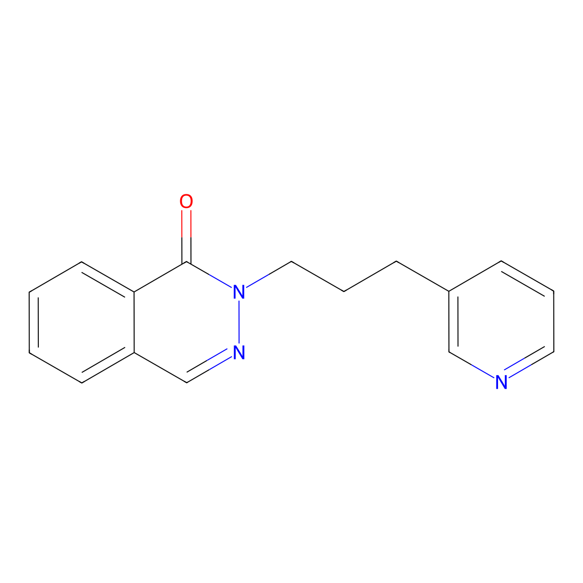 2-(3-pyridin-3-ylpropyl)phthalazin-1(2H)-one molecular structure, CAS 1452935-69-1