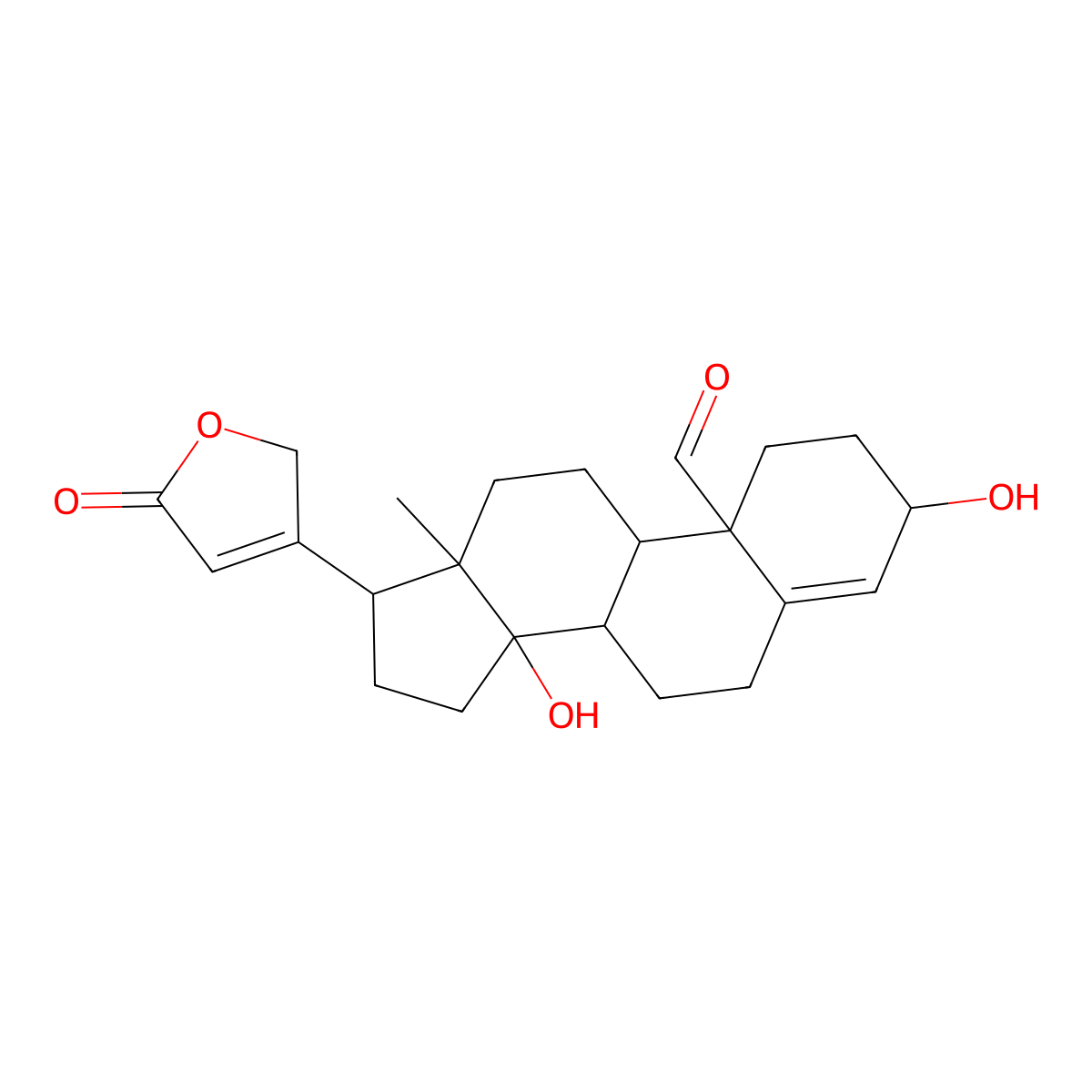 Hyrcanogenin molecular structure, CAS 14530-91-7