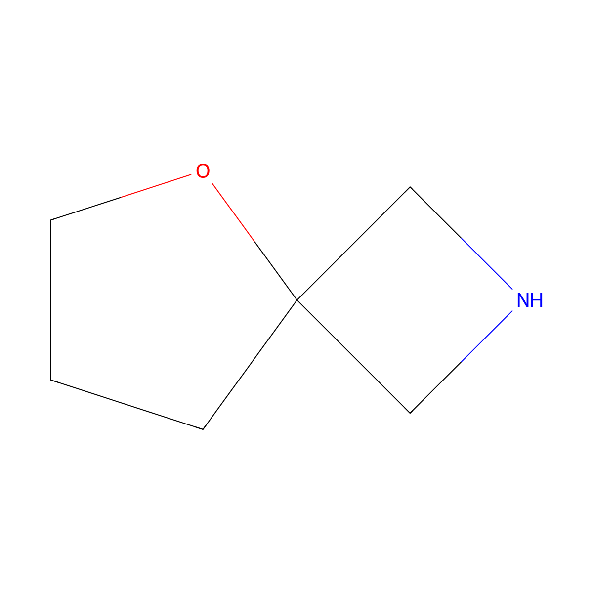 5-Oxa-2-azaspiro[3.4]octane molecular structure, CAS 145309-24-6