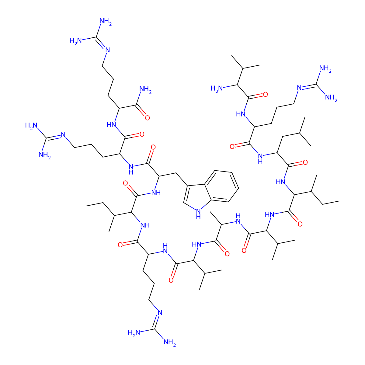 Innate defense regulator 1018 molecular structure, CAS 1453221-07-2
