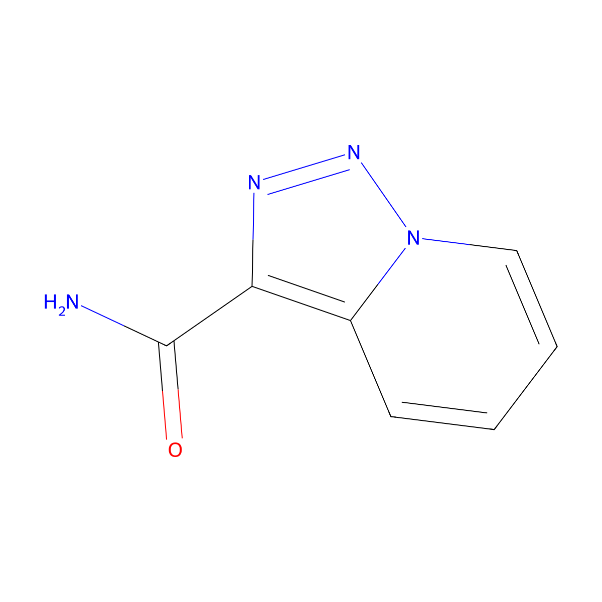 [1,2,3]Triazolo[1,5-a]pyridine-3-carboxamide molecular structure, CAS 145335-92-8