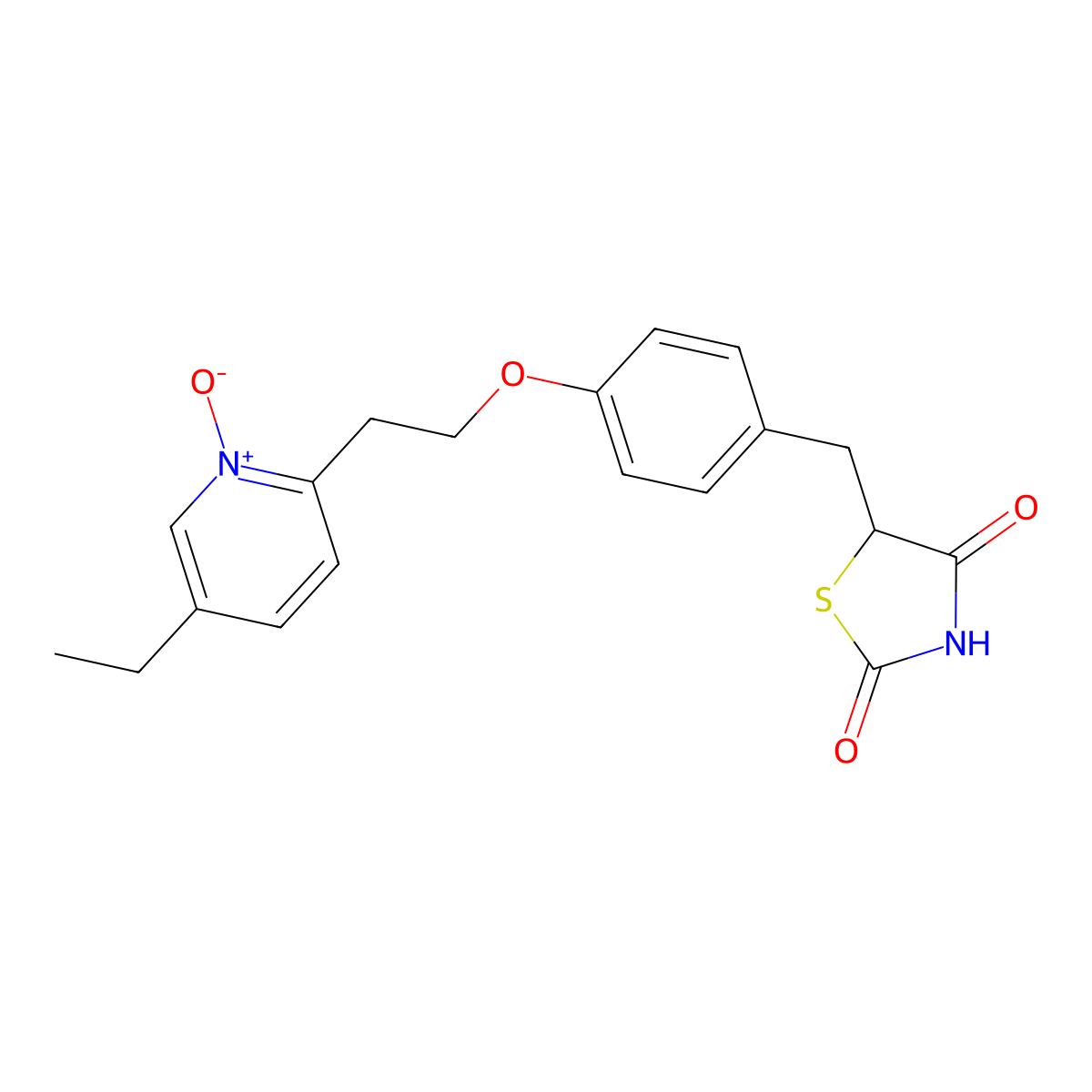 Pioglitazone N-Oxide molecular structure, CAS 145350-09-0