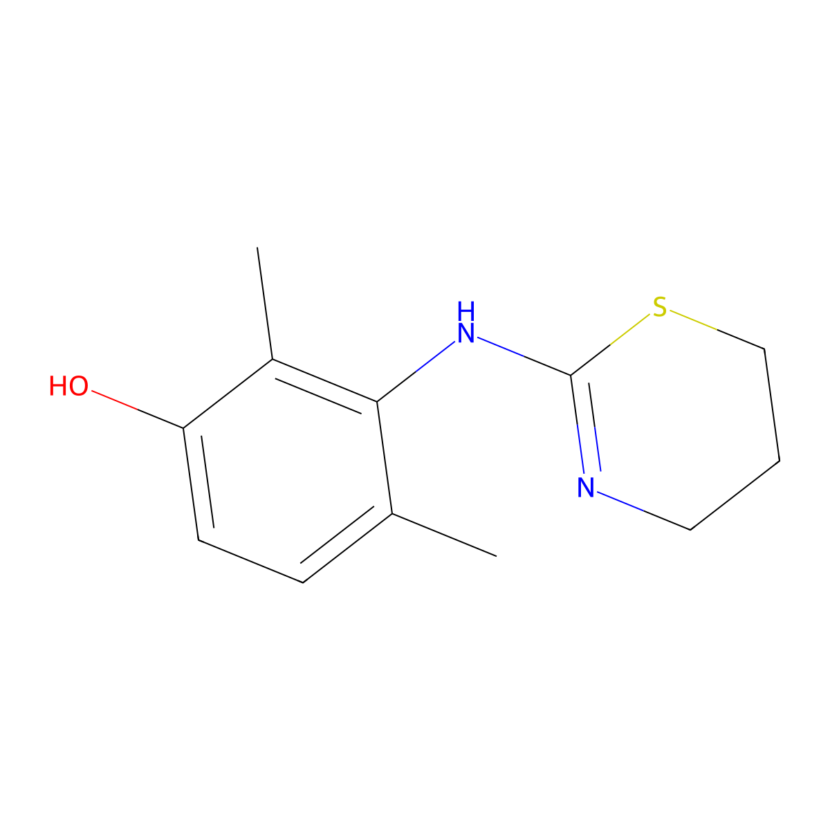 3-Hydroxy Xylazine molecular structure, CAS 145356-33-8