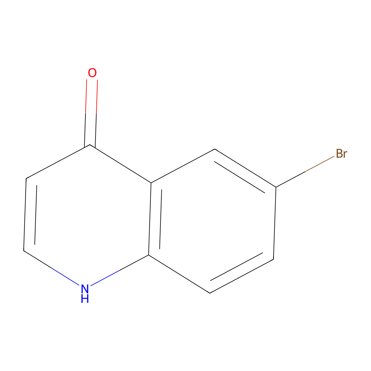 6-Bromo-1,4-dihydroquinolin-4-one molecular structure, CAS 145369-94-4