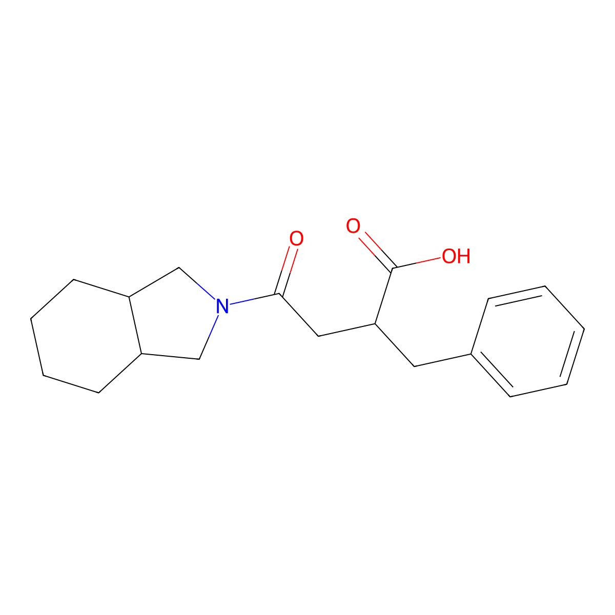 Mitiglinide molecular structure, CAS 145375-43-5