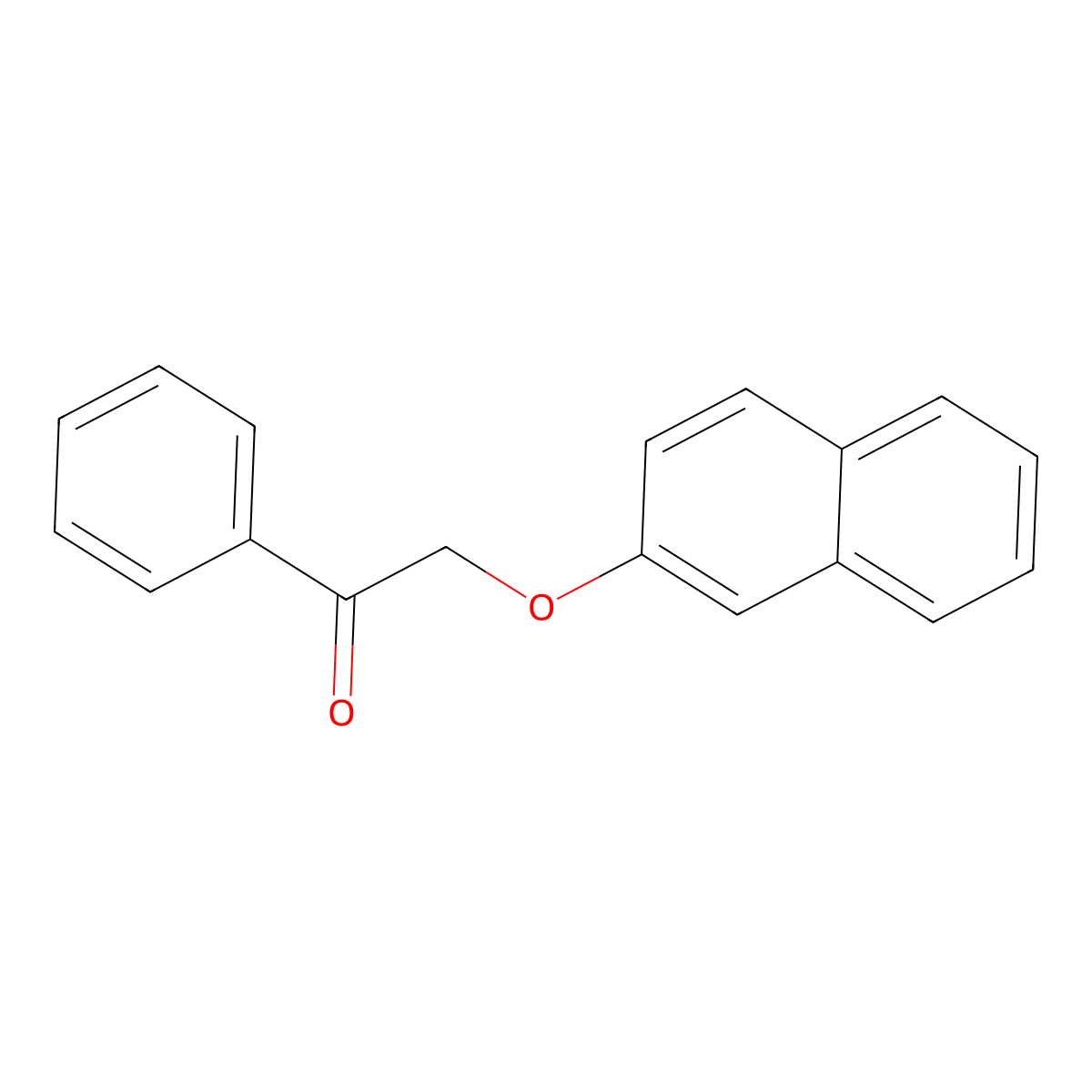 Ethanone, 2-(2-naphthalenyloxy)-1-phenyl- molecular structure, CAS 14538-46-6
