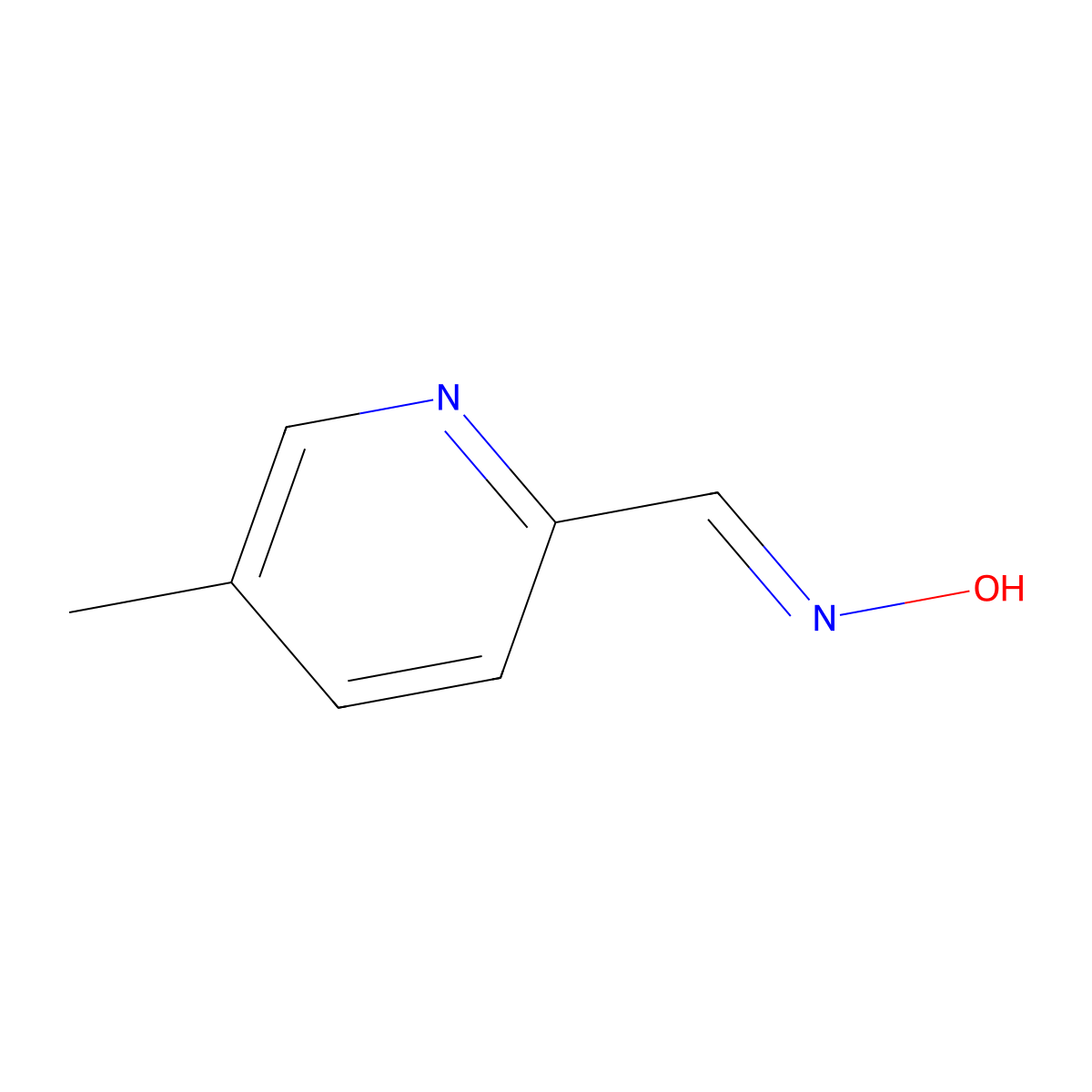 n-[(5-Methylpyridin-2-yl)methylidene]hydroxylamine molecular structure, CAS 14540-12-6