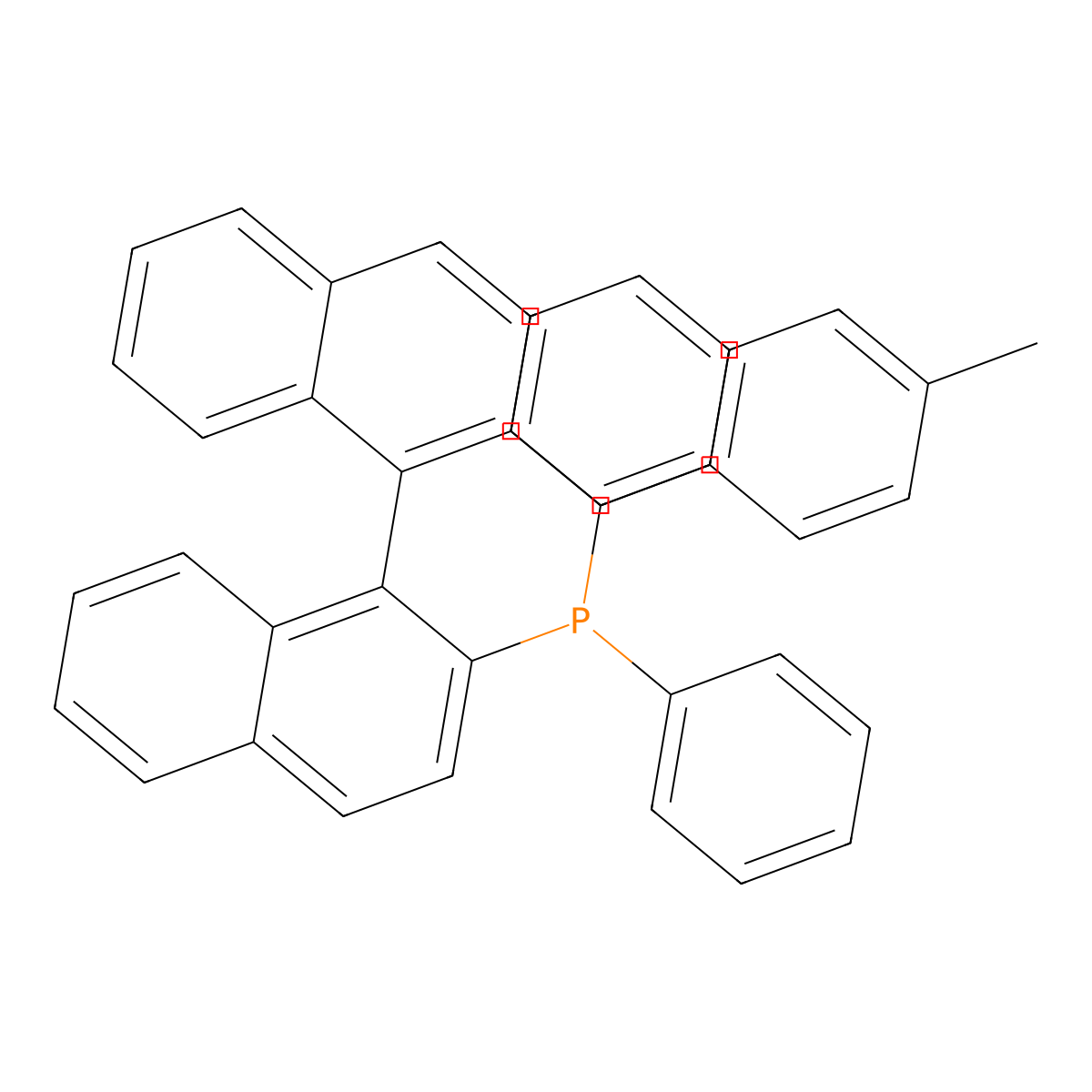 (S)-[2'-(4-Methylbenzyl)-[1,1'-binaphthalen]-2-yl]diphenylphosphine molecular structure, CAS 1454319-49-3
