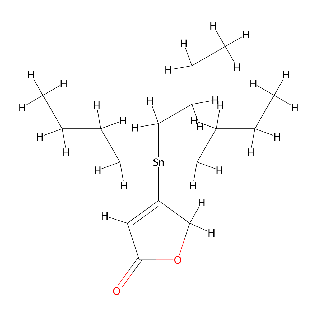 4-Tributylstannyl-5H-furan-2-one molecular structure, CAS 145439-09-4