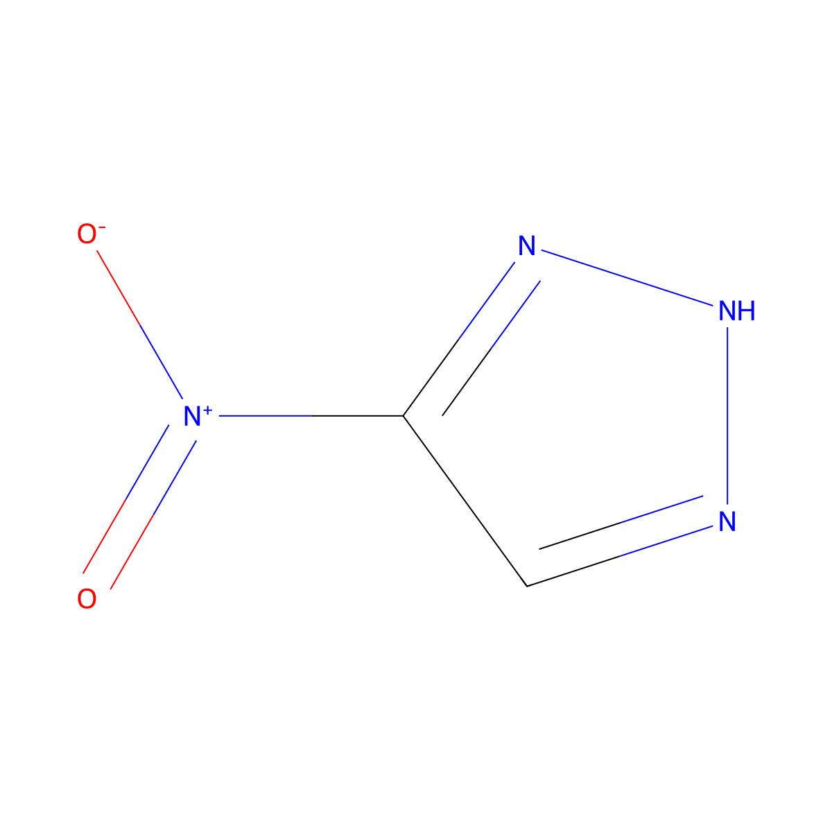4-nitro-2H-1,2,3-triazole molecular structure, CAS 14544-45-7