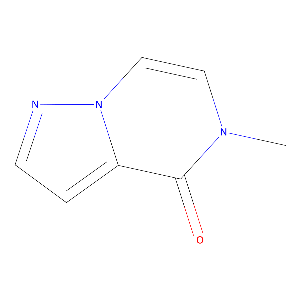 5-methyl-4H,5H-pyrazolo[1,5-a]pyrazin-4-one molecular structure, CAS 1454587-95-1