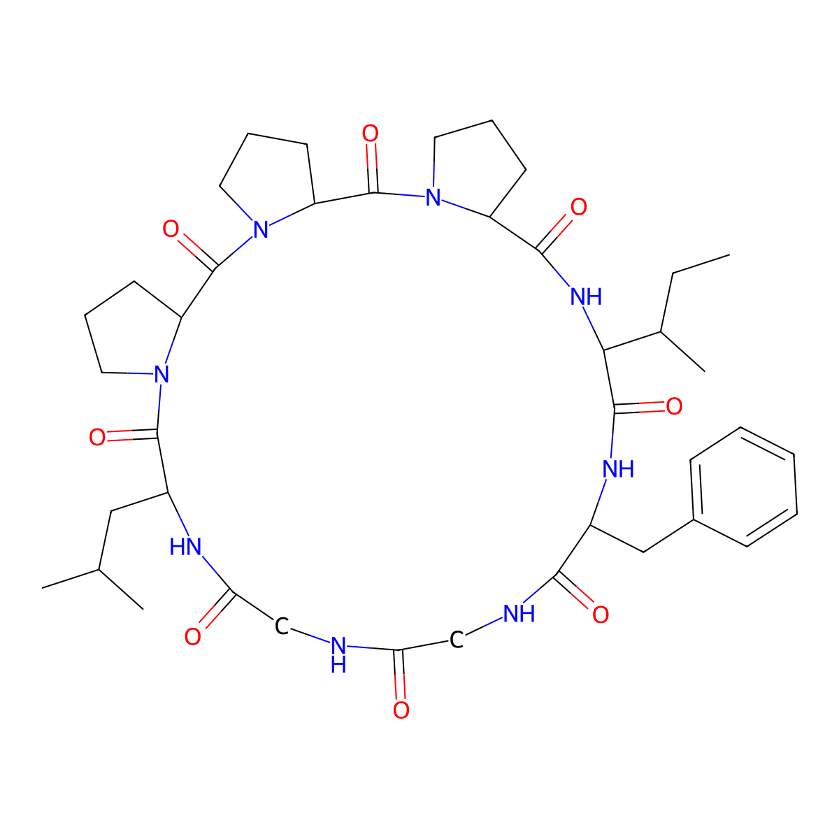 Heterophyllin B molecular structure, CAS 145459-19-4