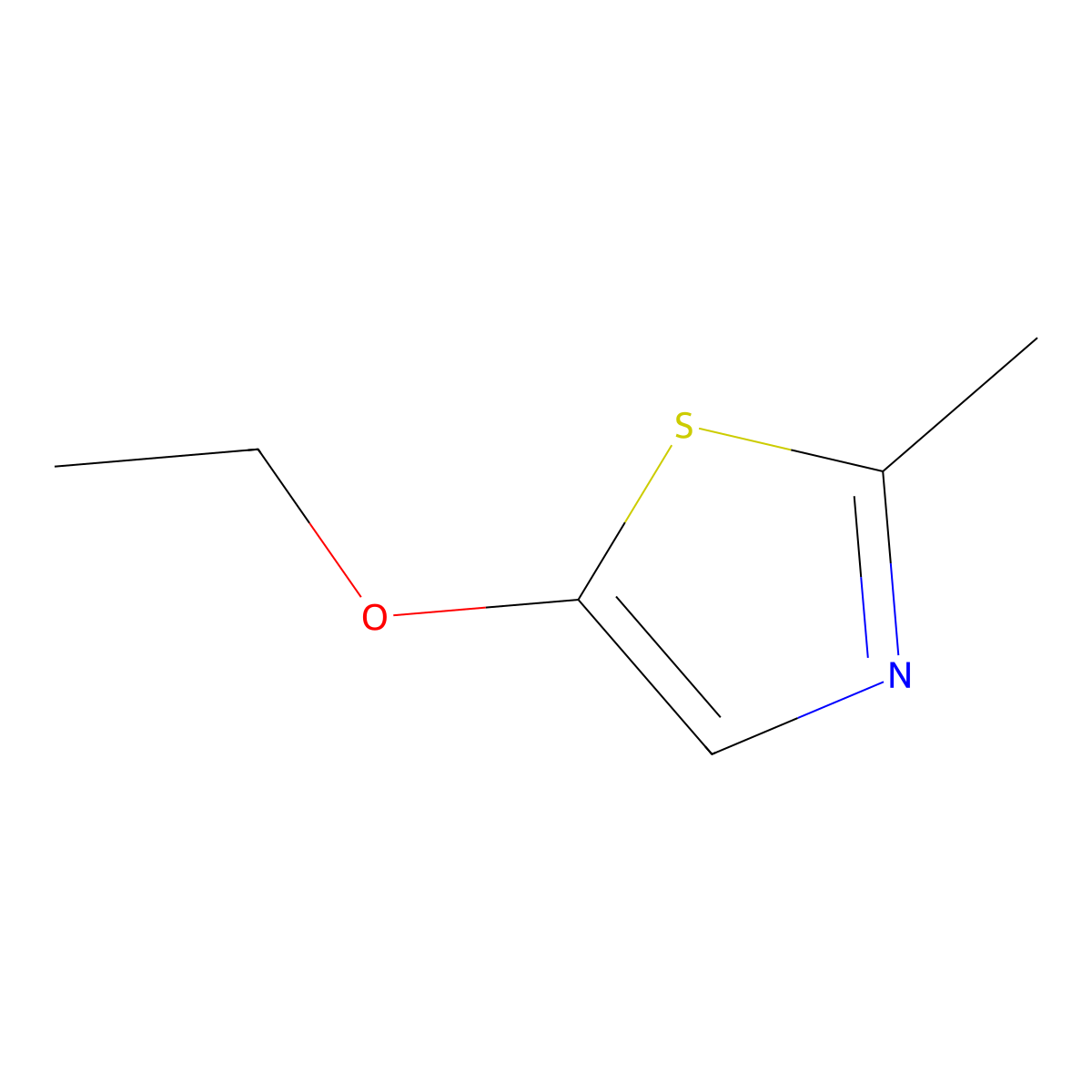 5-Ethoxy-2-methyl-1,3-thiazole molecular structure, CAS 145464-87-5