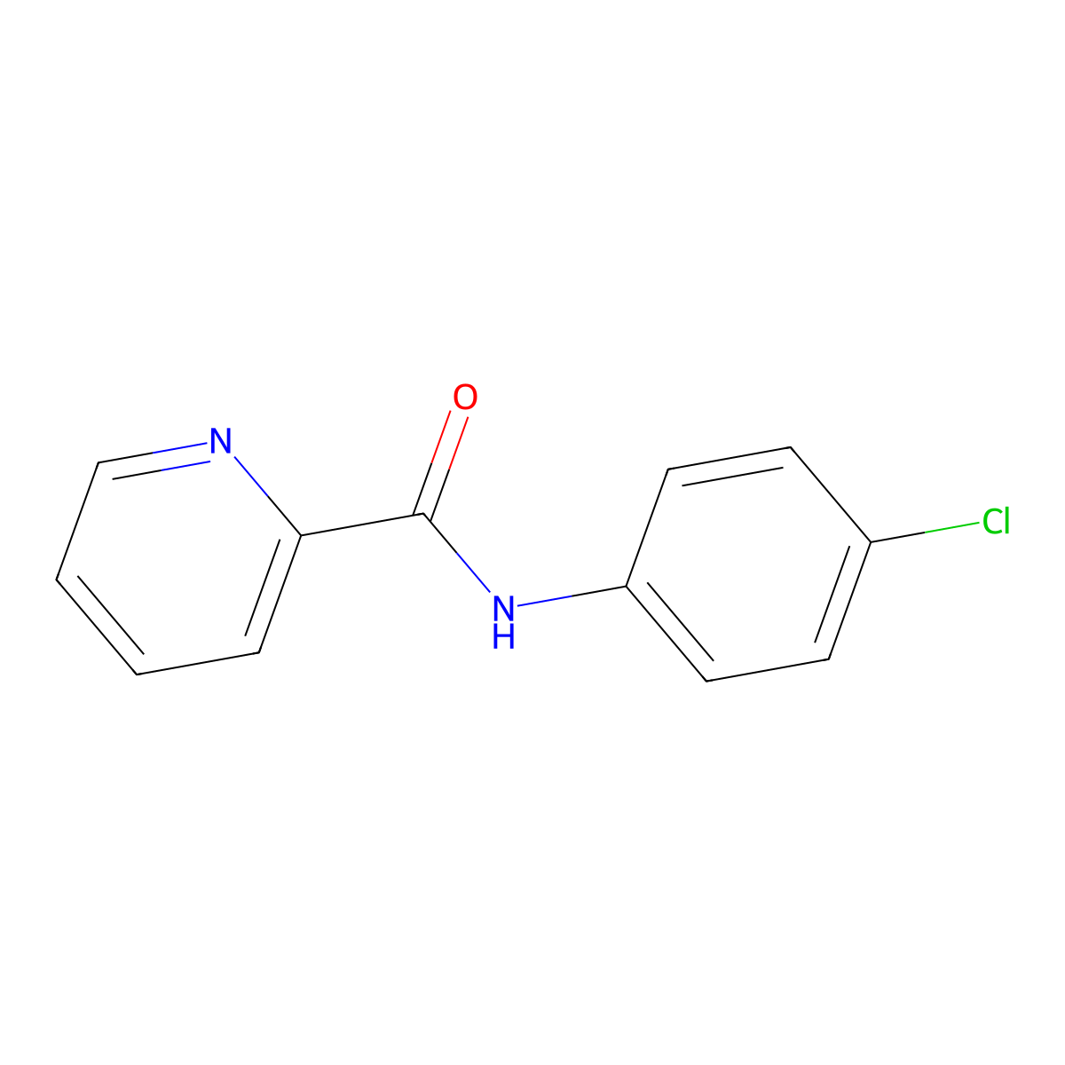 N-(4-Chlorophenyl)picolinamide molecular structure, CAS 14547-72-9