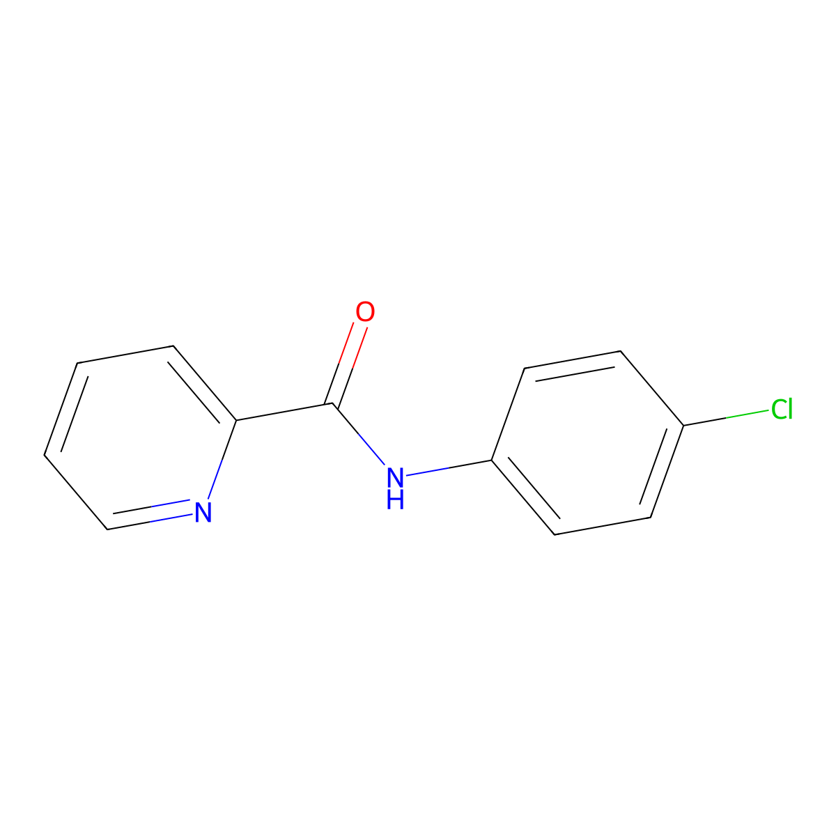 N-(4-Chlorophenyl)picolinamide molecular structure, CAS 14547-72-9