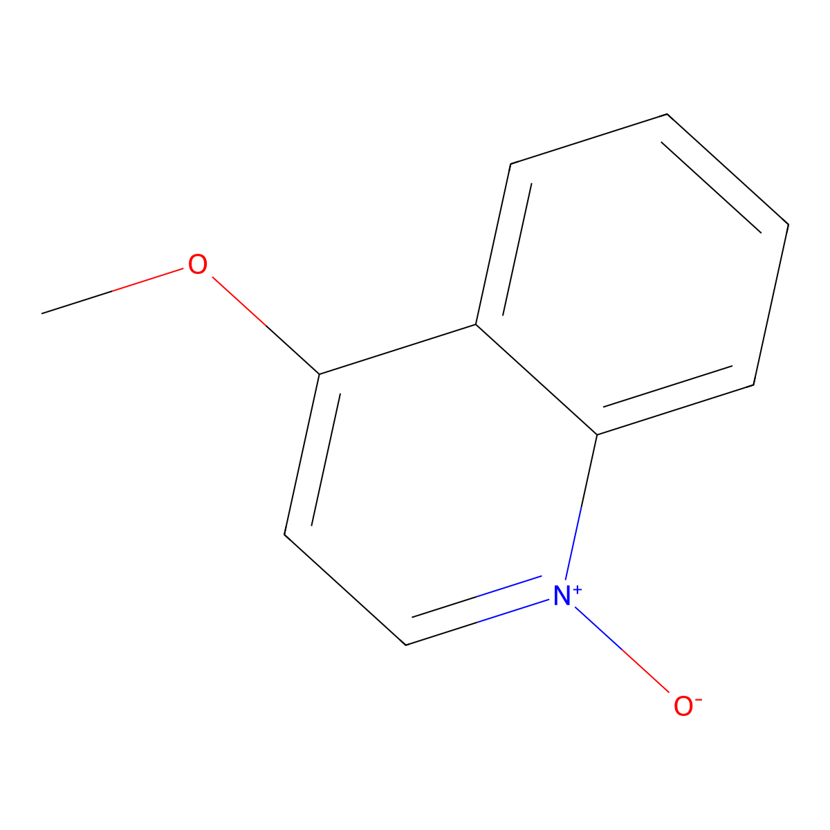 4-Methoxyquinoline 1-oxide molecular structure, CAS 14547-98-9