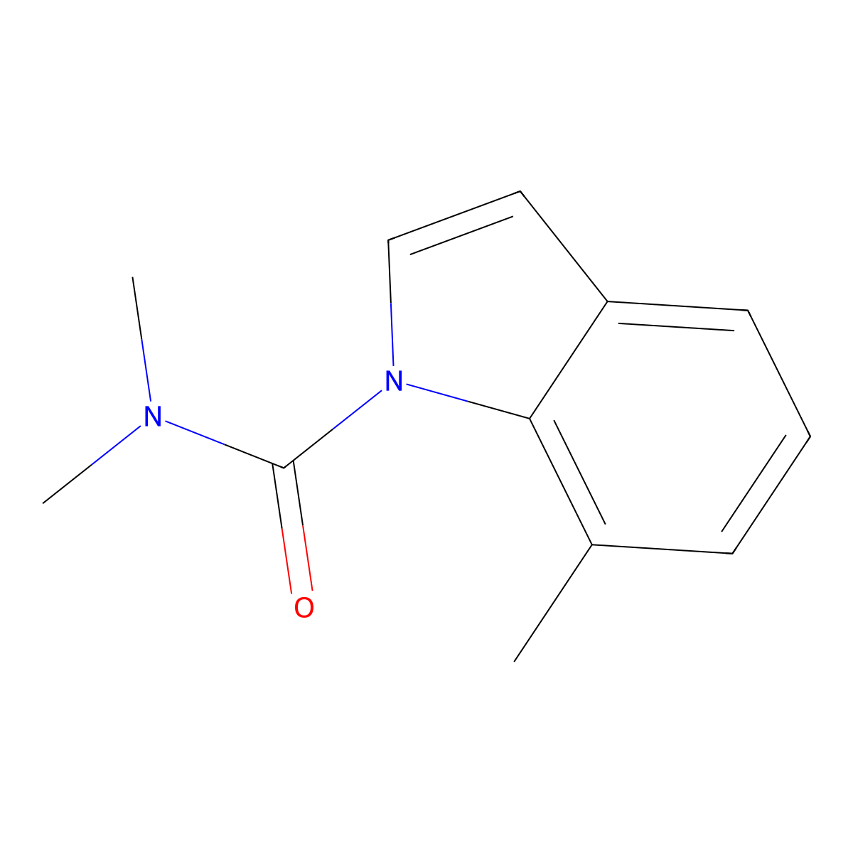N,N,7-Trimethyl-1H-indole-1-carboxamide molecular structure, CAS 1454704-94-9