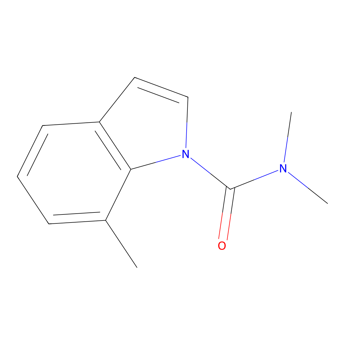 N,N,7-Trimethyl-1H-indole-1-carboxamide molecular structure, CAS 1454704-94-9