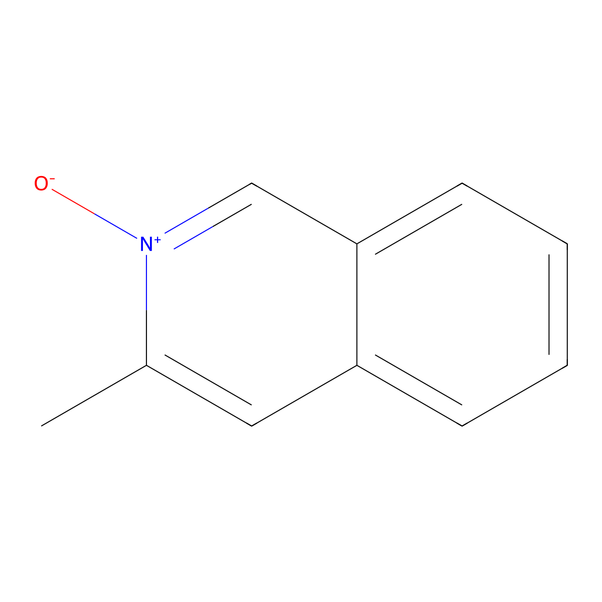 3-Methylisoquinoline N-oxide molecular structure, CAS 14548-00-6