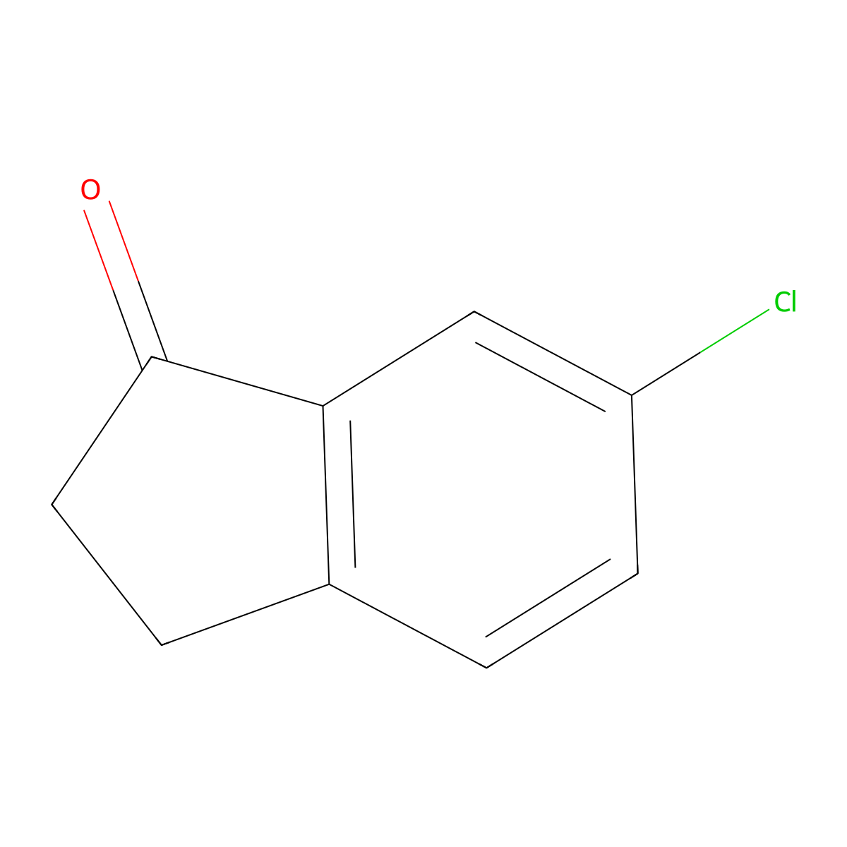 6-Chloro-1-indanone molecular structure, CAS 14548-38-0