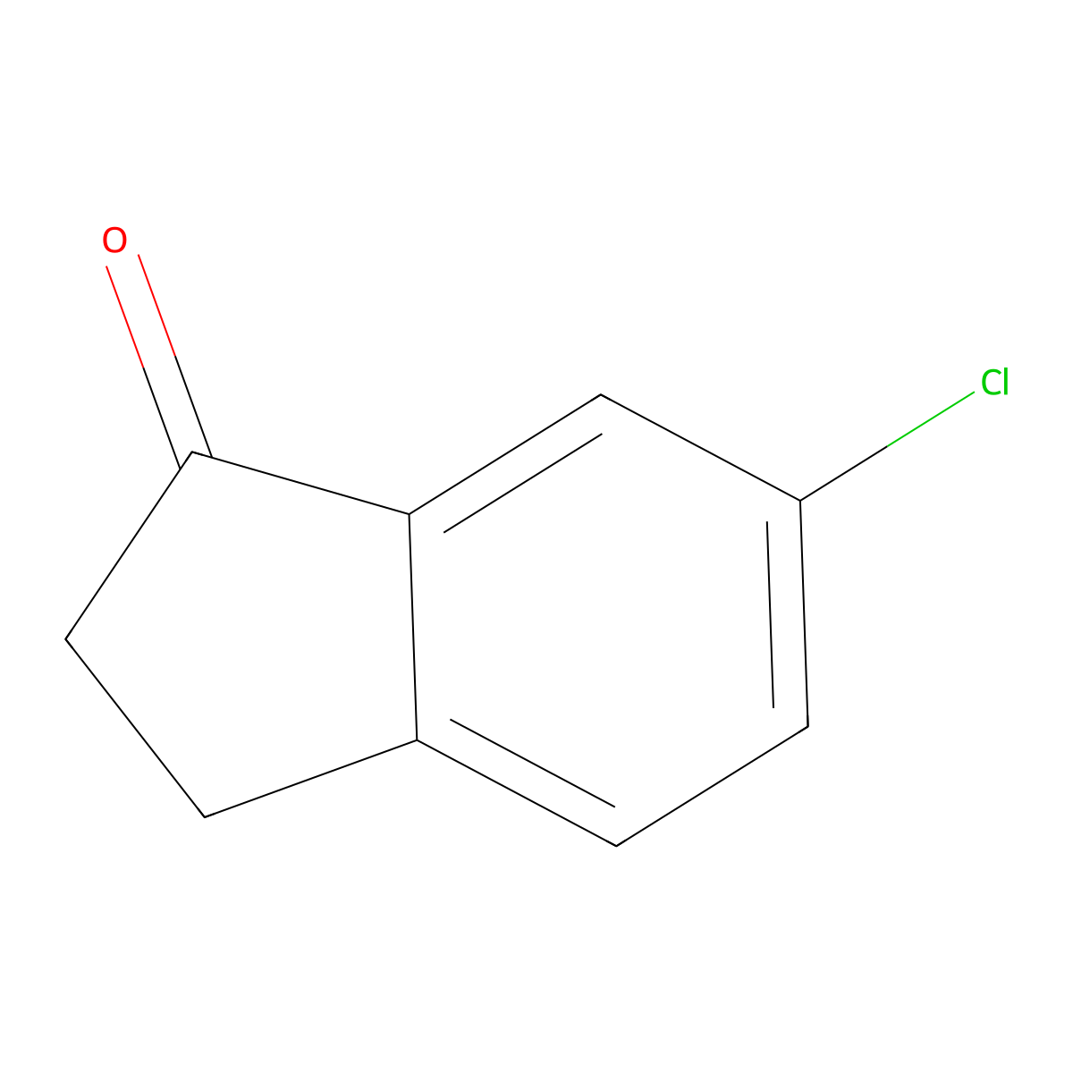 6-Chloro-1-indanone molecular structure, CAS 14548-38-0
