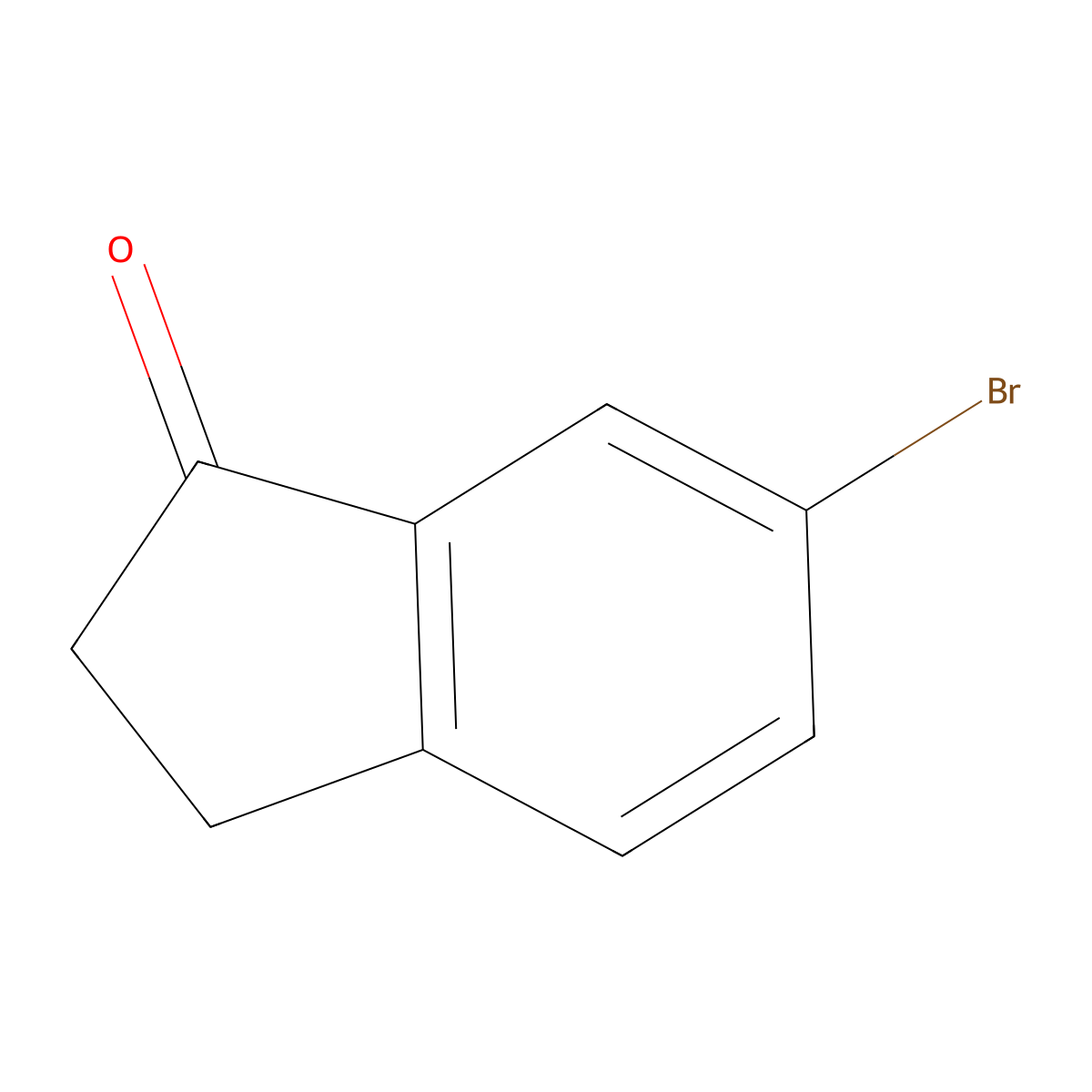 1-Indanone, 6-bromo- molecular structure, CAS 14548-39-1