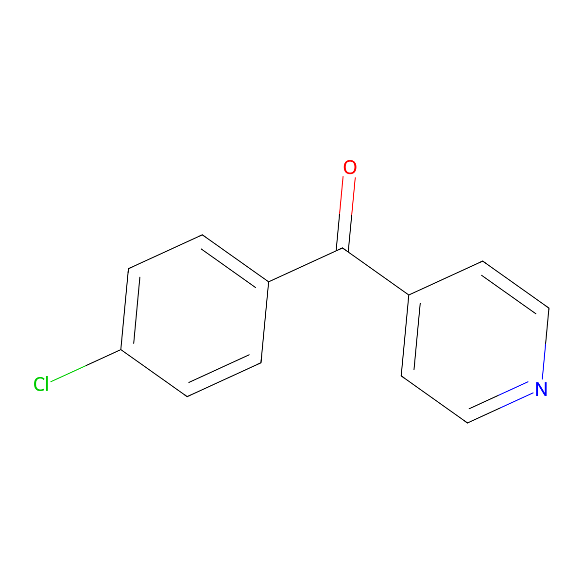 4-(4'-Chlorobenzoyl)pyridine molecular structure, CAS 14548-48-2