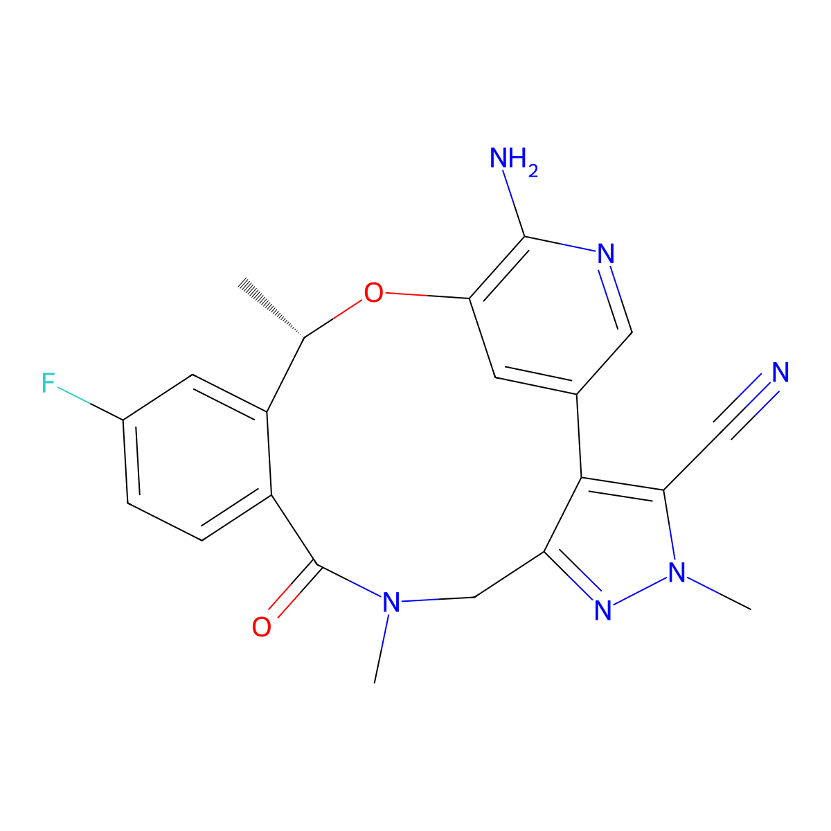 S-Lorlatinib molecular structure, CAS 1454847-76-7