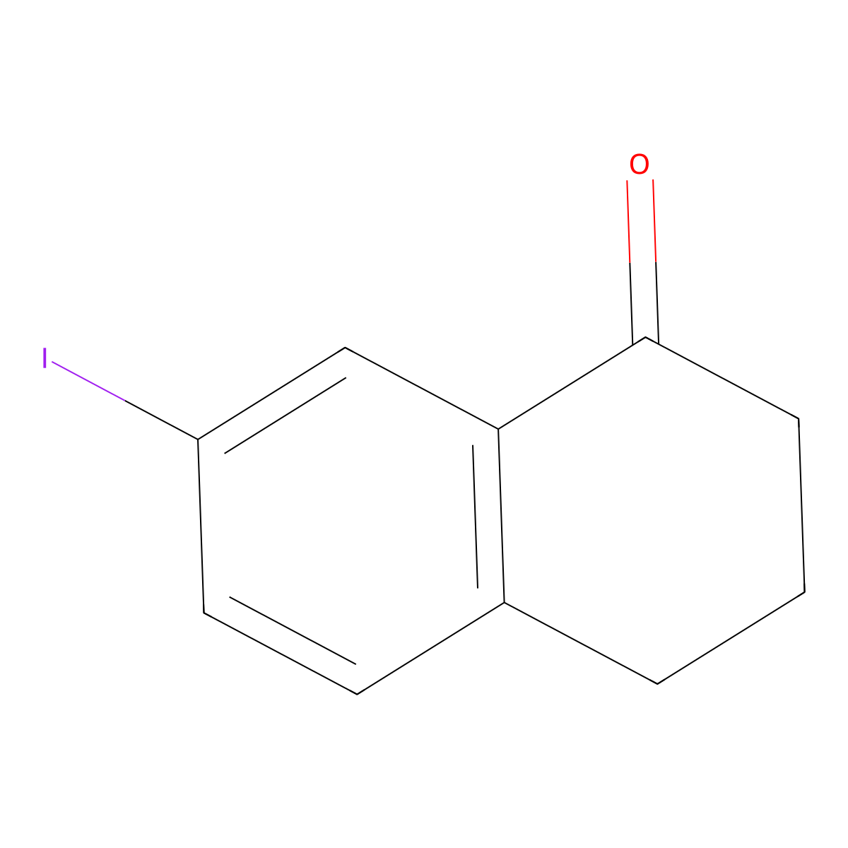 7-Iodo-1-tetralone molecular structure, CAS 145485-31-0