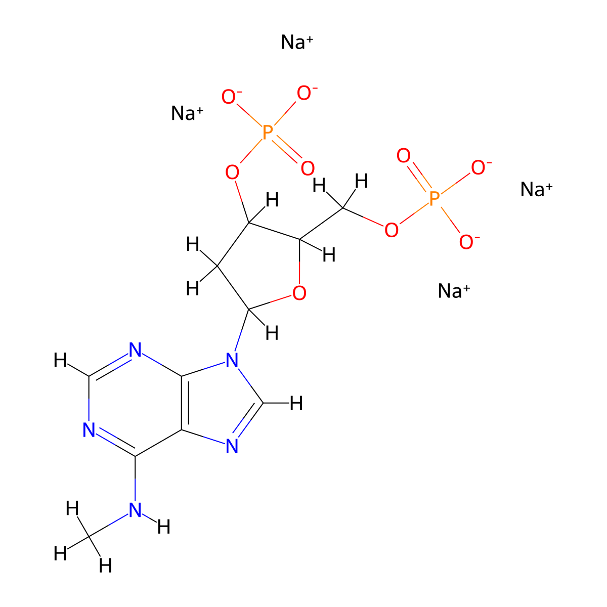 MRS 2179 tetrasodium molecular structure, CAS 1454889-37-2