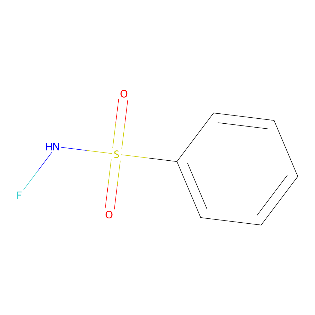 N-Fluorobenzenesulfonamide molecular structure, CAS 145490-75-1
