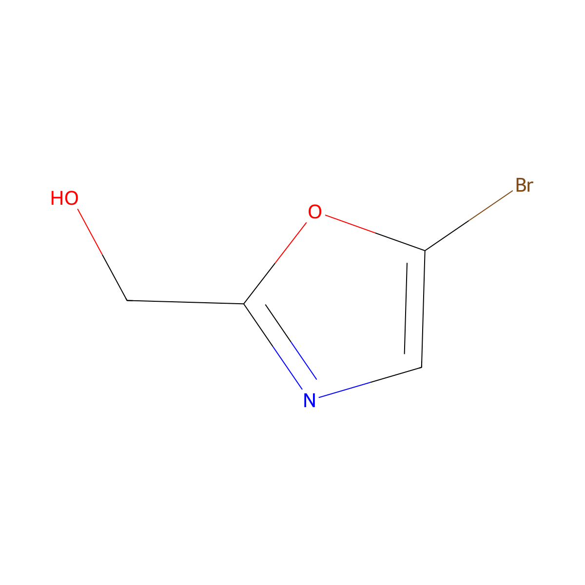 (5-Bromooxazol-2-yl)methanol molecular structure, CAS 1454907-14-2