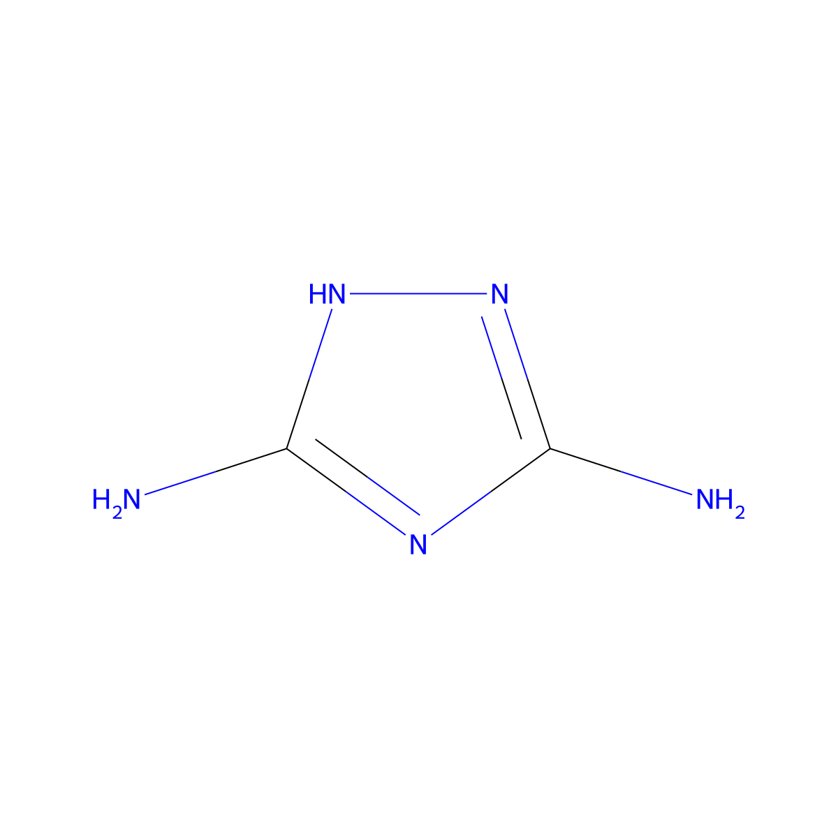 3,5-Diamino-1,2,4-triazole molecular structure, CAS 1455-77-2