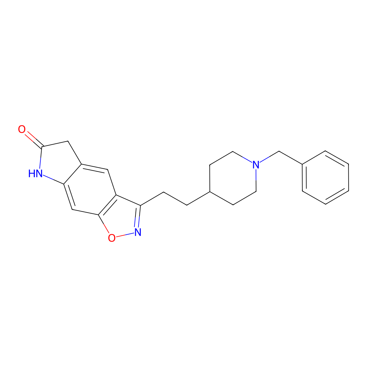 Icopezil molecular structure, CAS 145508-78-7