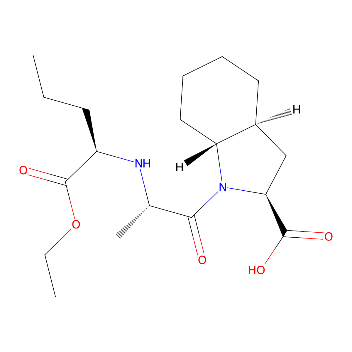 1'',7a-Di-epi-perindopril, (1''R,7aR)- molecular structure, CAS 145513-34-4
