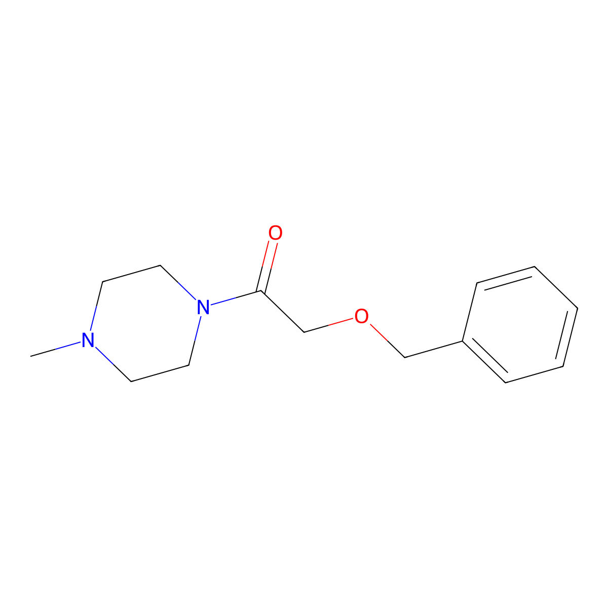 2-(Benzyloxy)-1-(4-methylpiperazin-1-yl)ethan-1-one molecular structure, CAS 1455171-49-9