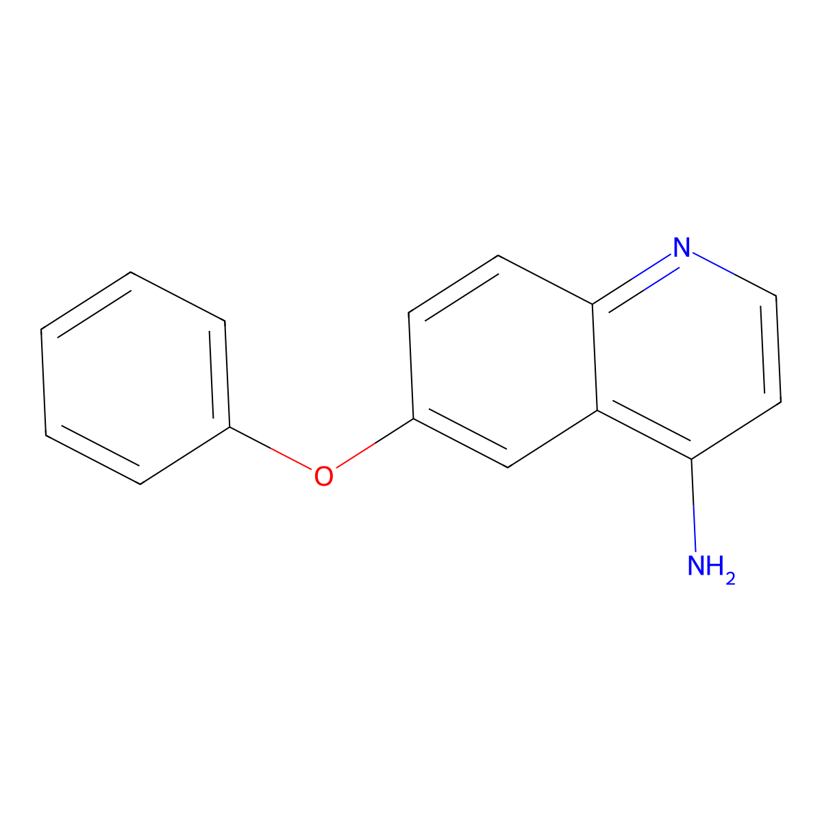 6-Phenoxyquinolin-4-amine molecular structure, CAS 1455193-38-0